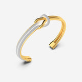 Pianegonda Bracciale rigido piccolo - FOEDUS - Argento 925‰, Finitura dorata