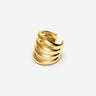Pianegonda Earcuff a quattro fasce - MVP WARDROBE X PIANEGONDA - Finitura dorata, ottone