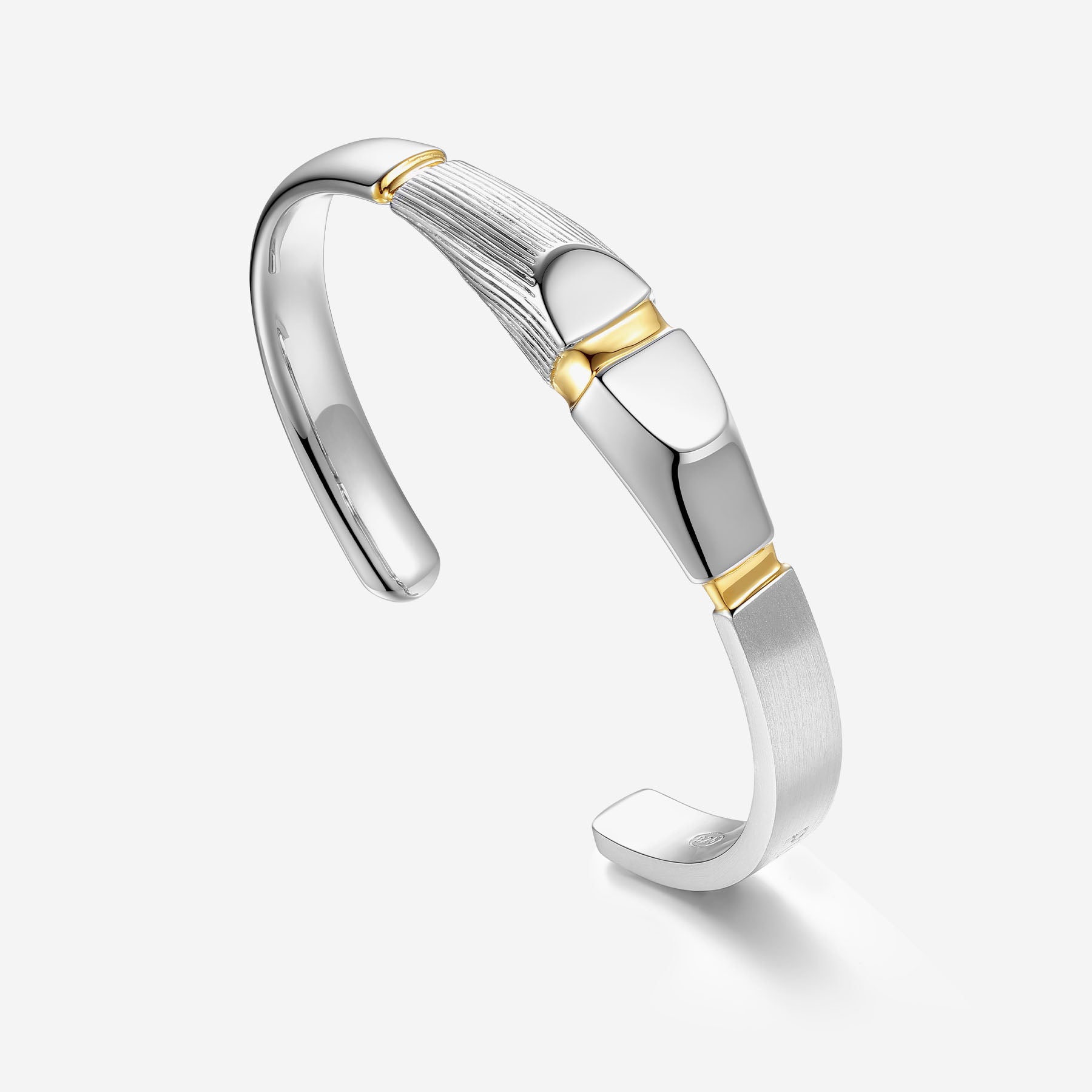Pianegonda Bracciale rigido - IMPERFECTUM - Argento 925‰, Finitura dorata