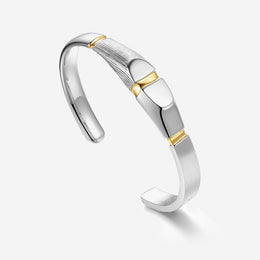 Pianegonda Bracciale rigido - IMPERFECTUM - Argento 925‰, Finitura dorata