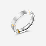 Pianegonda Anello a fascia - IMPERFECTUM - Argento 925‰, Finitura dorata