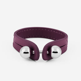 Pianegonda Bracciale in pelle - ASSOLUTO - Argento 925‰
