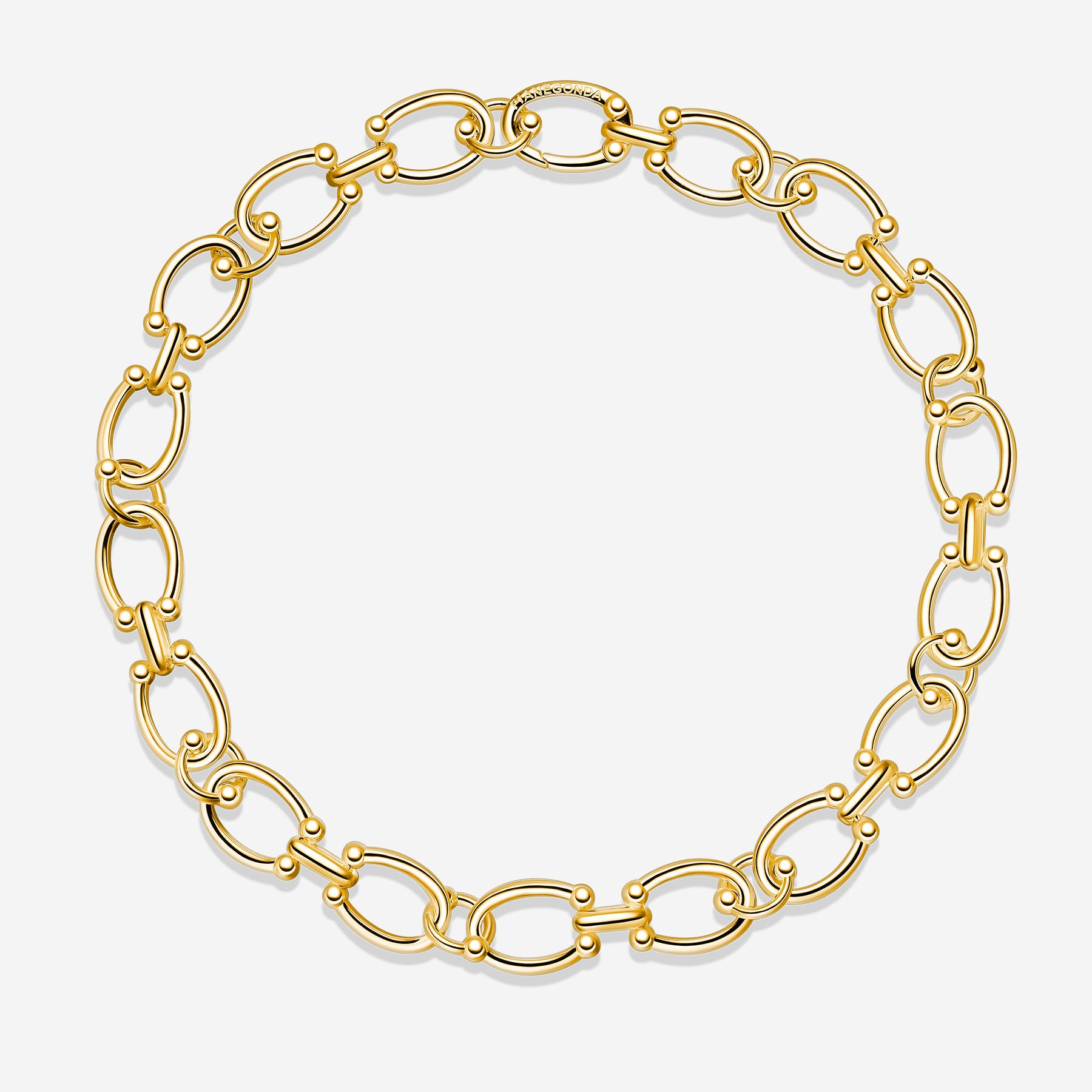 Pianegonda Collana con catena corta - ASSOLUTO - Argento 925‰, Finitura dorata